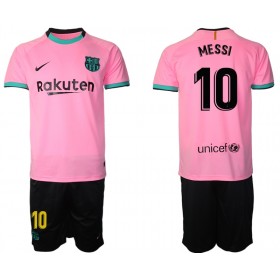 FC Barcellona Lionel Messi 10 Bambino Maglia Terza 2020/2021 Manica Corta (+ Pantaloncini)